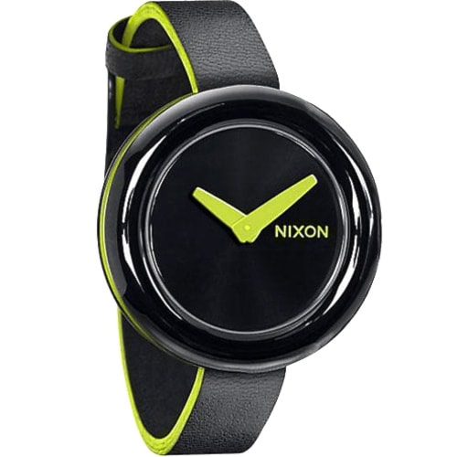 Hodinky Nixon The Pirouette all black/lime - 1