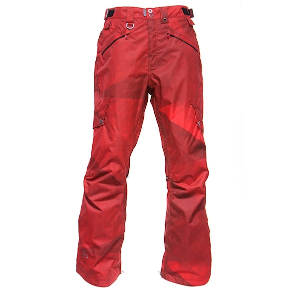 Kalhoty na snowboard Nugget Sega red uron print 2013 - 1