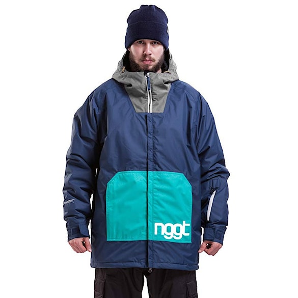 Bunda na snowboard Nugget Thor navy/grey/atlantis 2016 - 1