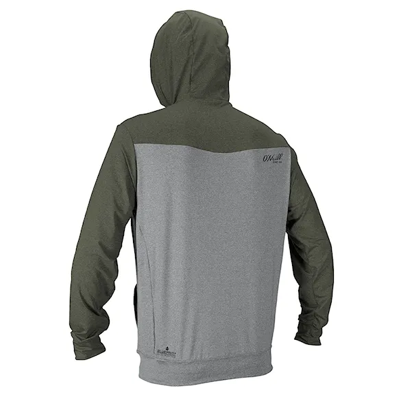 Wakeboard Technical Jacket O'Neill Blueprint Full Zip Sun Hoodie overcast/ghost green 2021 - 2