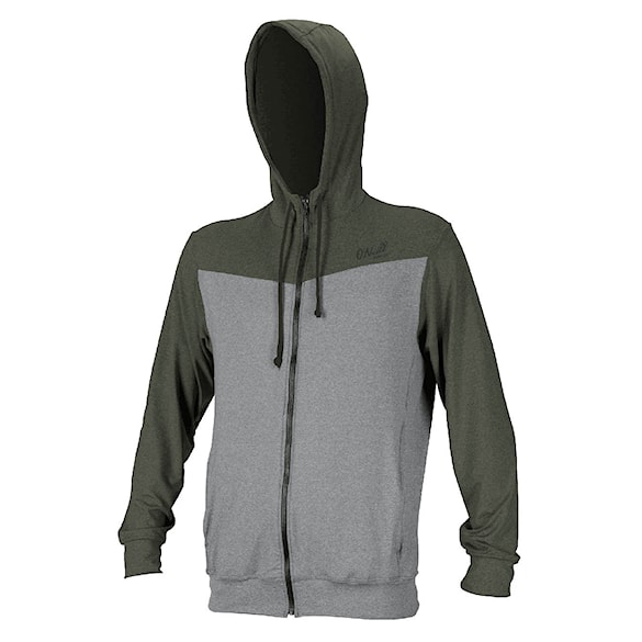 Wakeboard Technical Jacket O'Neill Blueprint Full Zip Sun Hoodie overcast/ghost green 2021 - 1