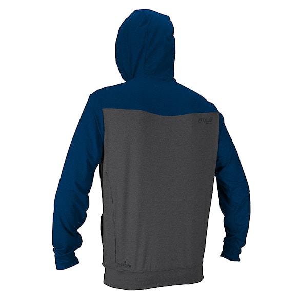 Wakeboard Technical Jacket O'Neill Blueprint Full Zip Sun Hoodie smoke/deep sea 2023 - 2