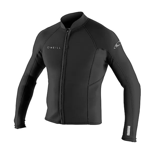 Neoprén O'Neill Reactor II 1,5 mm Front Zip Jacket black/black 2026 - 1