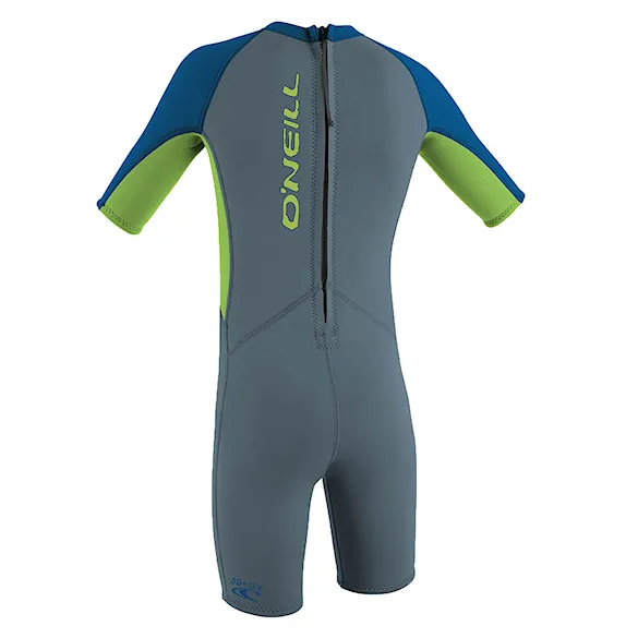 Wetsuit O'Neill Toddler Reactor Boys II 2 mm Back Zip S/S graphite/dayglo/ocean 2026 - 2