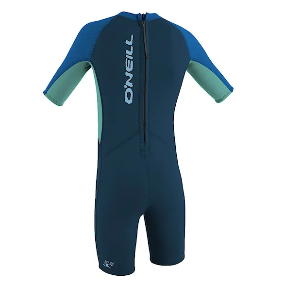 Wetsuit O'Neill Toddler Reactor Boys II 2 mm Back Zip S/S slate/light aqua/ocean 2026 - 2