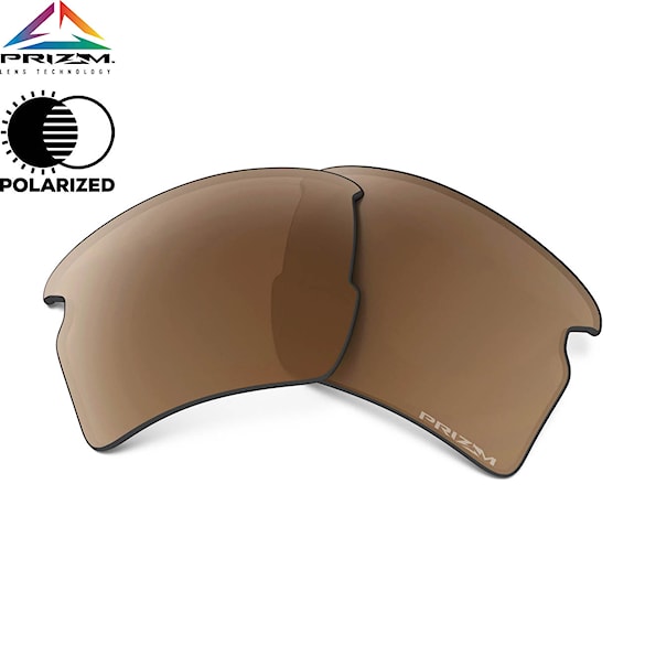 Náhradné sklo Oakley Flak 2.0 XL prizm tungsten polarized 2020 - 1