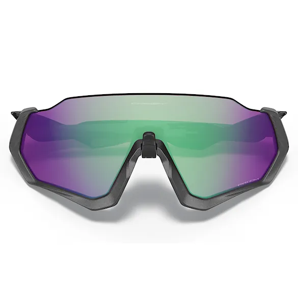 Bike Eyewear Oakley Flight Jacket mt steel | prizm road jade - 3