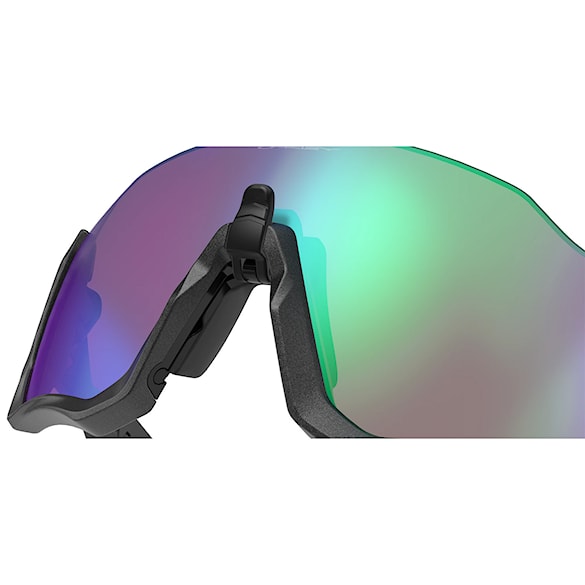 Bike Eyewear Oakley Flight Jacket mt steel | prizm road jade - 6