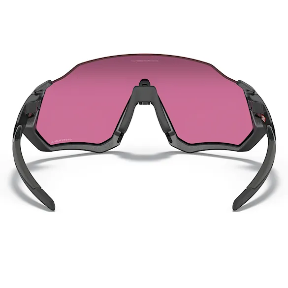 Bike Eyewear Oakley Flight Jacket mt steel | prizm road jade - 7