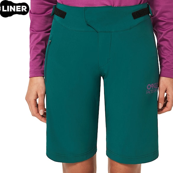 Bike kraťasy Oakley Wms Drop In MTB Short bayberry 2022 - 1