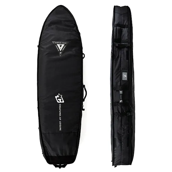 Obal na surf Creatures Fish Triple DT2.0 6'3" black silver - 1