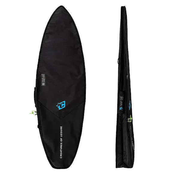 Pokrowiec na surf Creatures Shortboard Day Use DT 2.0 5'6" black cyan - 1
