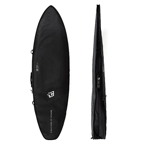 Surfboard Bag Creatures Shortboard Double DT2.0 6'7" black silver - 1