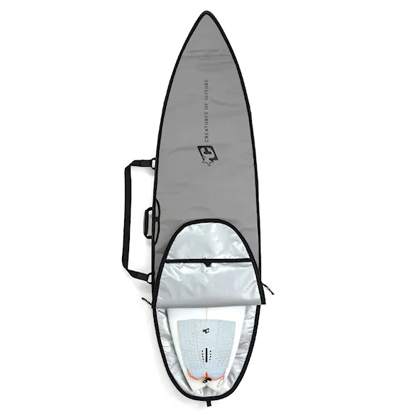 Obal na surf Creatures Shortboard Icon 6'0" silver black - 3