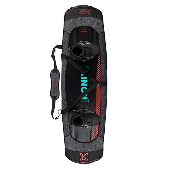 Pokrowiec na wakeboard Ronix Bulwark Neo Sleeve heather charcoal/orange 2026 - 1