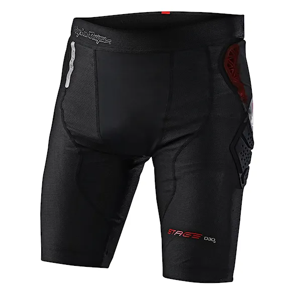 Ochranné šortky Troy Lee Designs Stage Ghost D3O Short Baselayer solid black - 1