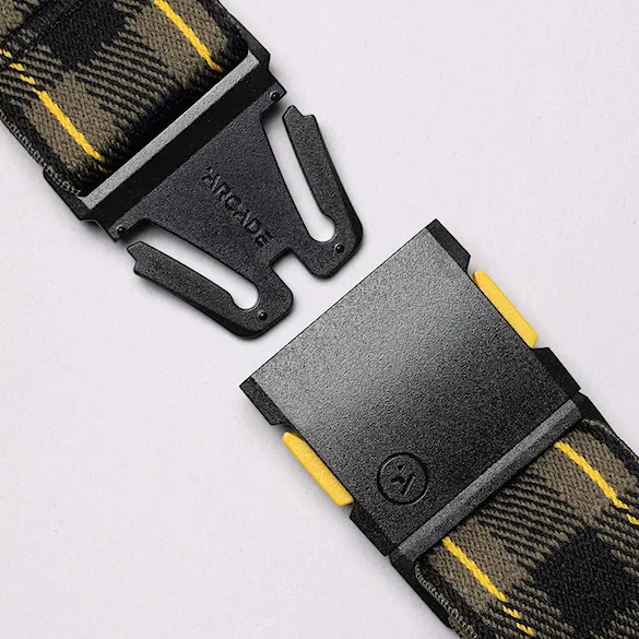 Pasek Arcade Plaid crocodile/mustard 2026 - 2