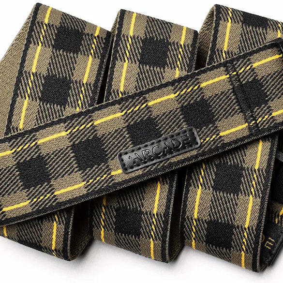 Pasek Arcade Plaid crocodile/mustard 2026 - 3