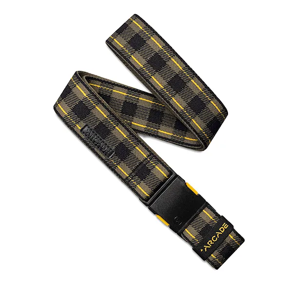 Pasek Arcade Plaid crocodile/mustard 2026 - 1