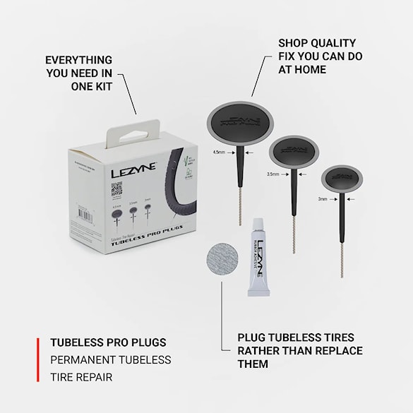 Puncture Repair Lezyne Tubeless Pro Plugs black - 4