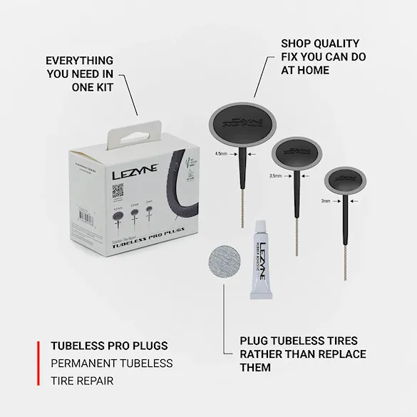 Naprawa przebicia Lezyne Tubeless Pro Plugs black - 4