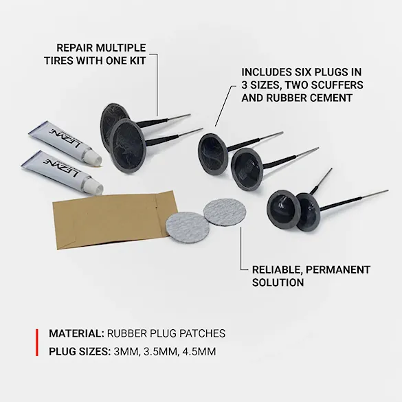 Naprawa przebicia Lezyne Tubeless Pro Plugs black - 5