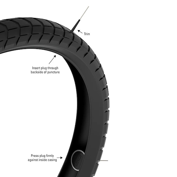 Puncture Repair Lezyne Tubeless Pro Plugs black - 7