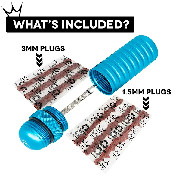 Naprawa przebicia Peaty's Holeshot Tubeless Puncture Plugger Kit bourbon - 3