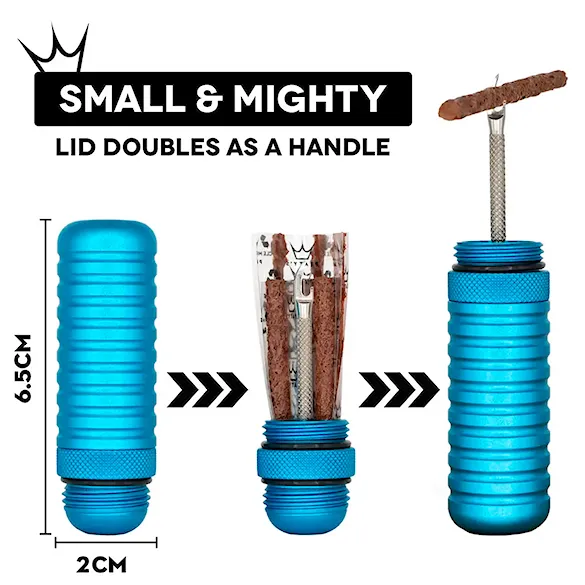 Naprawa przebicia Peaty's Holeshot Tubeless Puncture Plugger Kit bourbon - 4