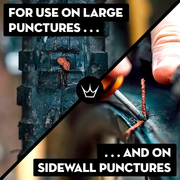 Naprawa przebicia Peaty's Holeshot Tubeless Puncture Plugger Kit bourbon - 8