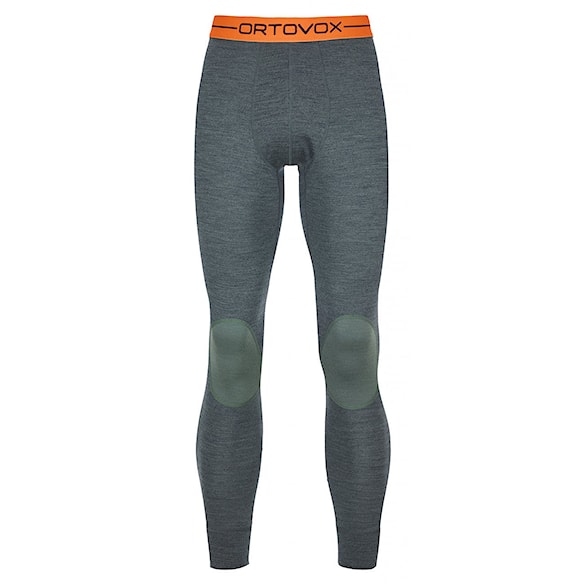 Spodky ORTOVOX 185 Rock'n'wool Long Pants green forest blend 2020 - 1