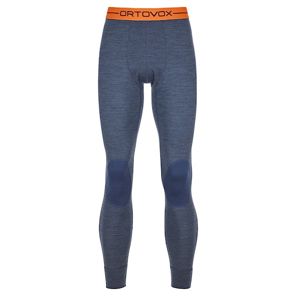 Spodky ORTOVOX 185 Rock'n'wool Long Pants night blue blend 2020 - 1