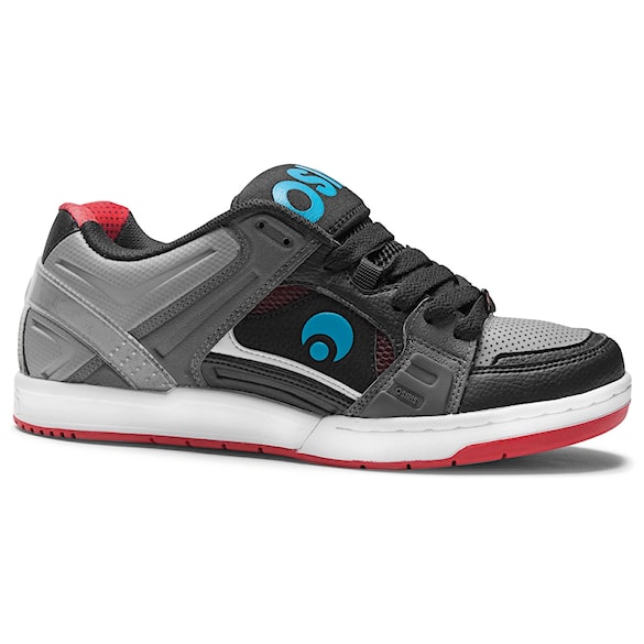 Tenisky Osiris Jos 1 black/red/cyan 2012 - 1
