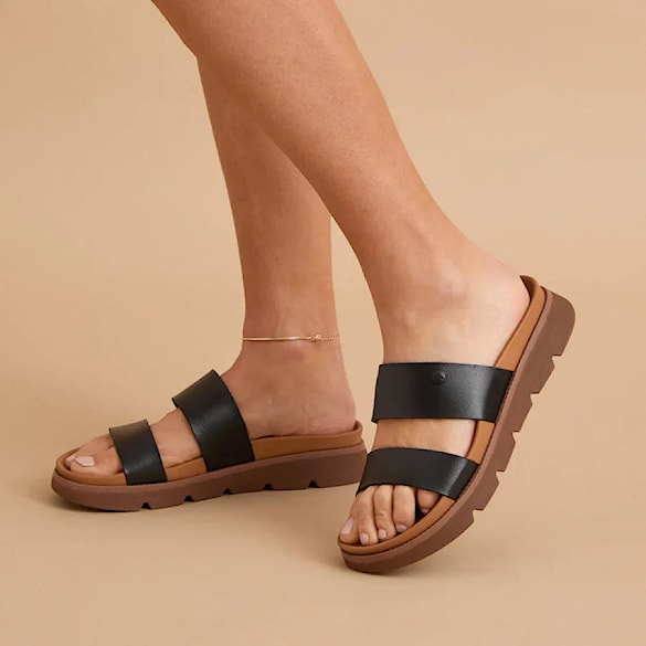 Šľapky REEF Wms Vista Luxe Thea black/tan 2026 - 3