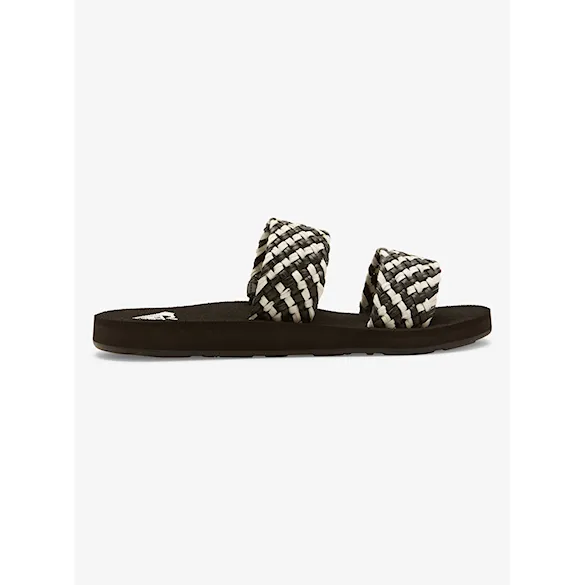 Klapki Roxy Porto Slide II black/white 2024 - 3