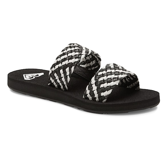 Šľapky Roxy Porto Slide II black/white 2024 - 1