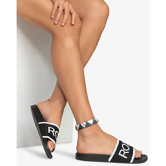 Šľapky Roxy Slippy Knit black 2025 - 7
