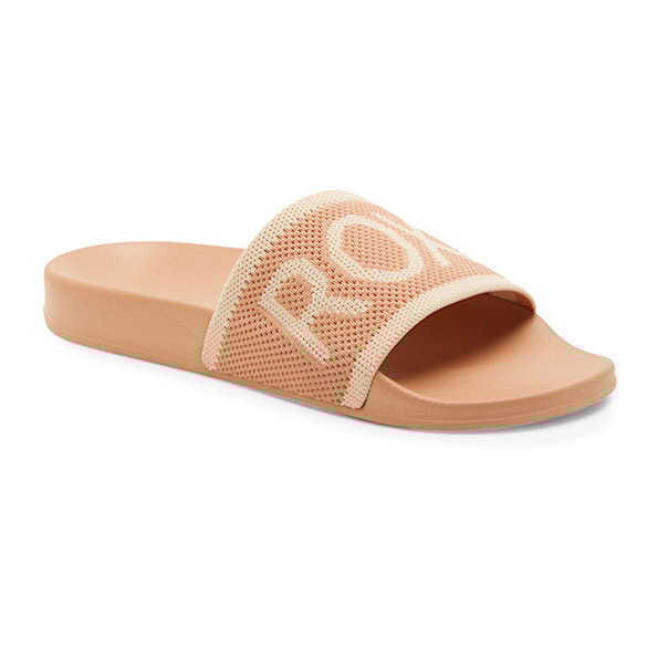 Šľapky Roxy Slippy Knit wheat/turkish coffee 2025 - 4