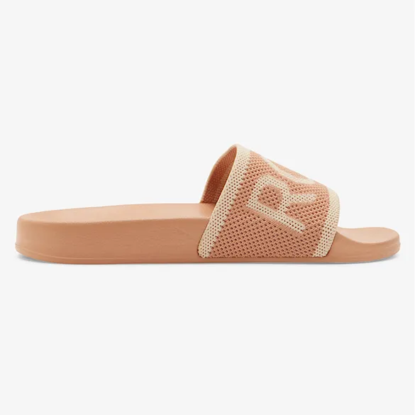 Slide Sandals Roxy Slippy Knit wheat/turkish coffee 2025 - 5
