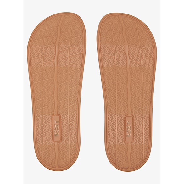 Šľapky Roxy Slippy Knit wheat/turkish coffee 2025 - 7