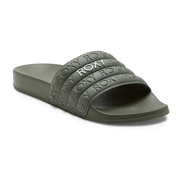 Pantofle Roxy Slippy Wp army green 2024 - 2