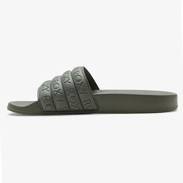 Pantofle Roxy Slippy Wp army green 2024 - 6