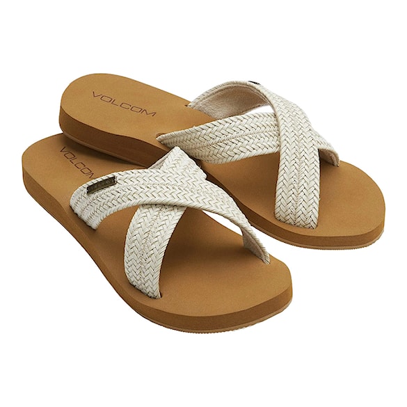 Slide Sandals Volcom Double Cross cream 2026 - 1