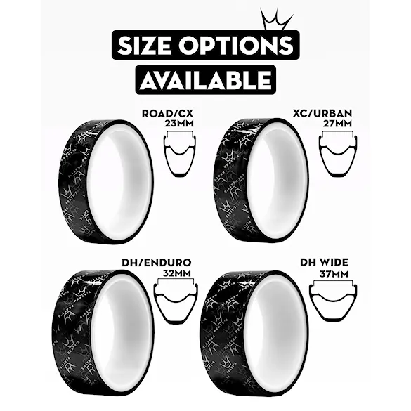 Rim Tape Peaty's Holeshot Rim Tape 23 MM - 10 M black - 3