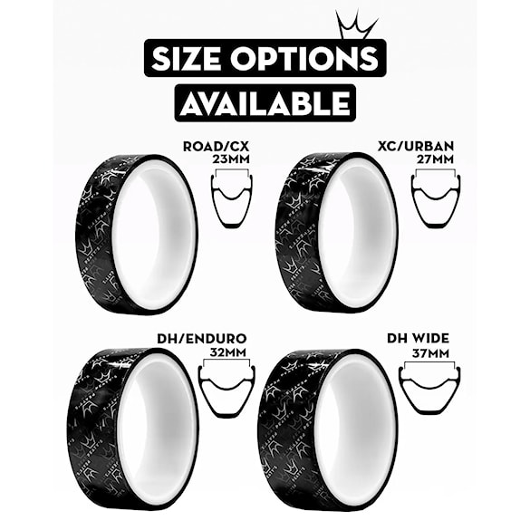 Rim Tape Peaty's Holeshot Rim Tape 32 MM - 10 M black - 3