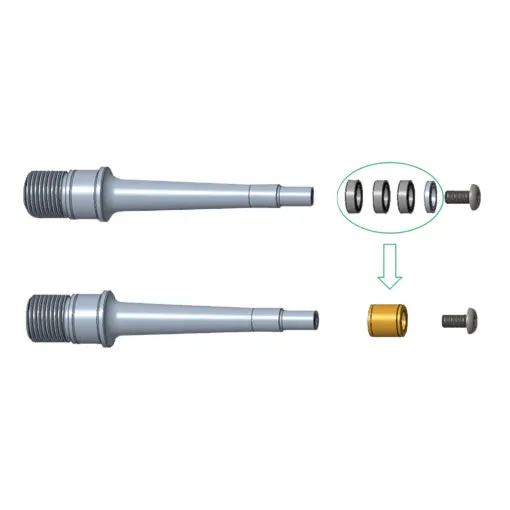 Sada na opravu pedálů OneUp Aluminium Pedal Bearings Kit - 2
