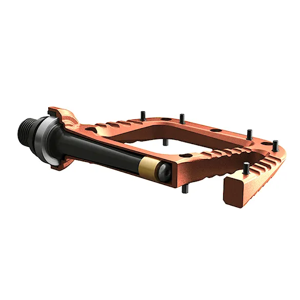Pedály OneUp Flat Pedal Aluminium orange - 4