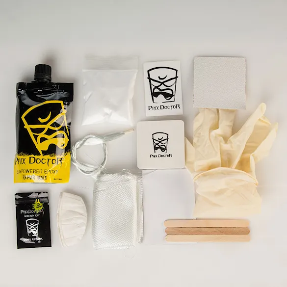 Zestaw naprawczy do deski surfingowej Phix Doctor Epoxy Kit yellow large - 4