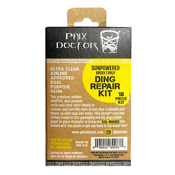 Zestaw naprawczy do deski surfingowej Phix Doctor Epoxy Kit yellow large - 3