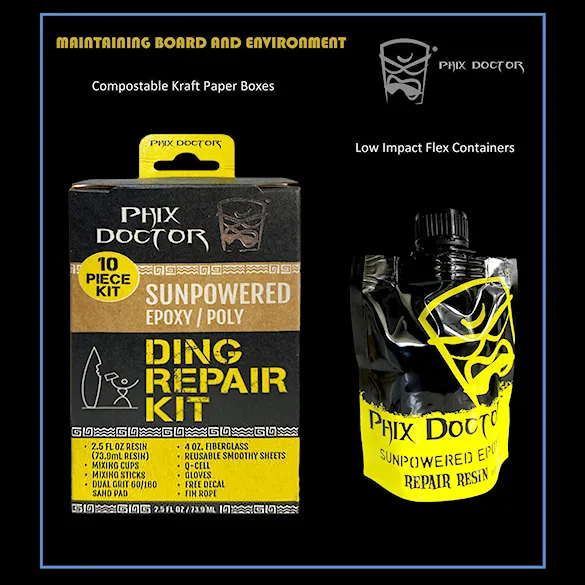 Zestaw naprawczy do deski surfingowej Phix Doctor Epoxy Kit yellow large - 5